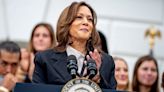 Kamala Harris addresses hundreds at White House event in first speech after Biden quits presidential race