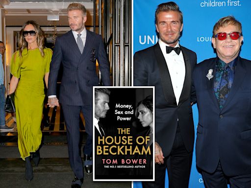 David and Victoria Beckham, worth $575m, are such bad tippers Elton John calls them the ‘Takums’: Book