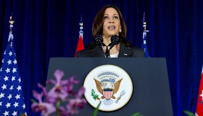 Los medios estatales chinos atacan a Kamala Harris