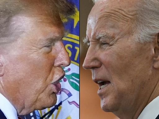 La Nación / Biden-Trump debatirán el jueves, sin público y con micrófonos silenciados