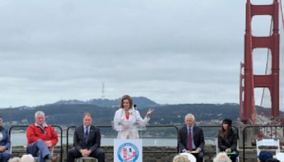 Suicide prevention net on Golden Gate bridge cut deaths in half last year, officials say