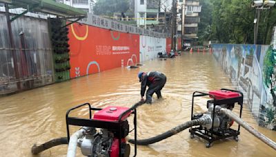 汐止淹水機車快滅頂！ 釀災原因指向社宅建案施工影響排水