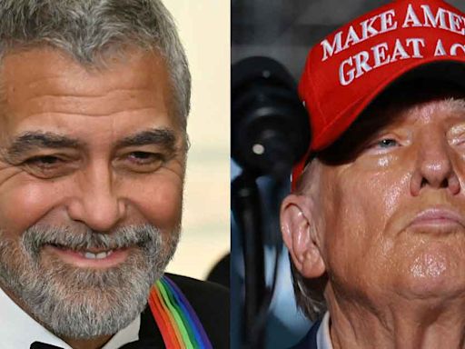 Donald Trump critica a George Clooney por llamar a Biden a bajarse de la contienda presidencial