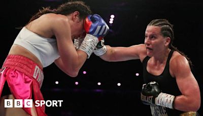 Chantelle Cameron: Briton bounces back from Katie Taylor defeat with points win over Elhem Mekhaled