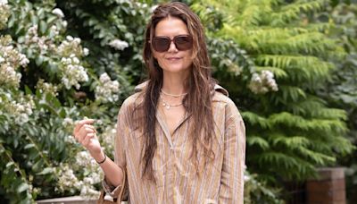 Katie Holmes's Wet Hair Sends Her Relatable Style Into Overdrive