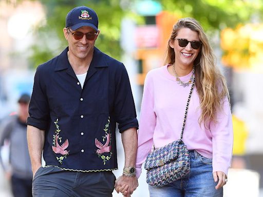 Blake Lively and Ryan Reynolds hold hands in NYC