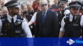 Huw Edwards arrives for court appearance on indecent images charges