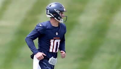 Broncos quarterback Bo Nix is off to a good start at rookie minicamp