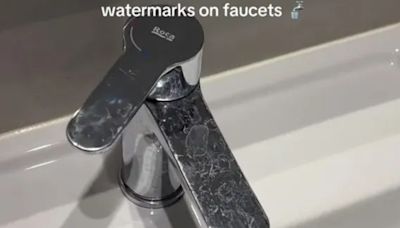 I hated water stains on taps - my 10-second trick means they won't get marked