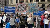 Crowd rallies in front of Nova Scotia legislature for coastal protection legislation