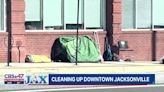 Beautify Jax: City plans to clean up downtown, funnel homeless to shelters with fencing