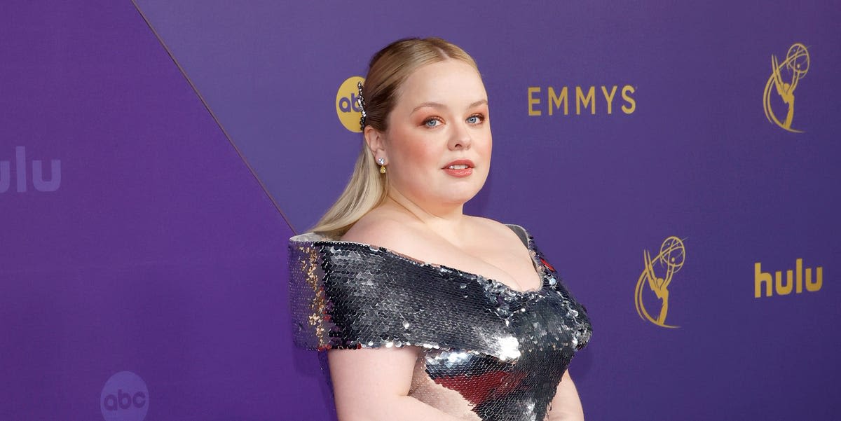 Nicola Coughlan Dazzles in a Sequin Gown in Her Emmys Red Carpet Debut