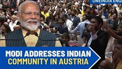 LIVE: PM Modi Connects With Indian Community in Vienna, Austria| Watch Again