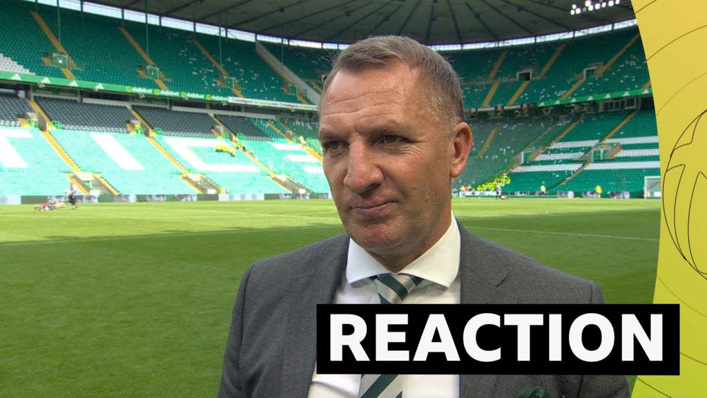 Celtic 2-1 Rangers: Brendan Rodgers says side 'not over line' yet