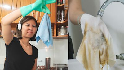 去除廚房抹布臭味的6個方法！早餐店的油膩抹布都用這招洗乾淨