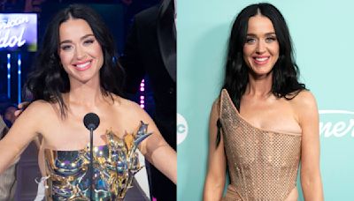 Katy Perry Ends Seven Seasons of ‘American Idol’ in Symbolic Golden Rose Bouquet Breastplate Look for Finale