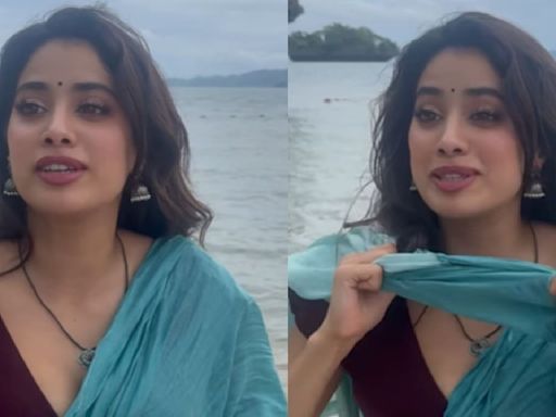 Chuttamalle BTS Videos: Janhvi Kapoor shares fun and stunning moments from Thailand's water dance shoot for Jr NTR starrer Devara