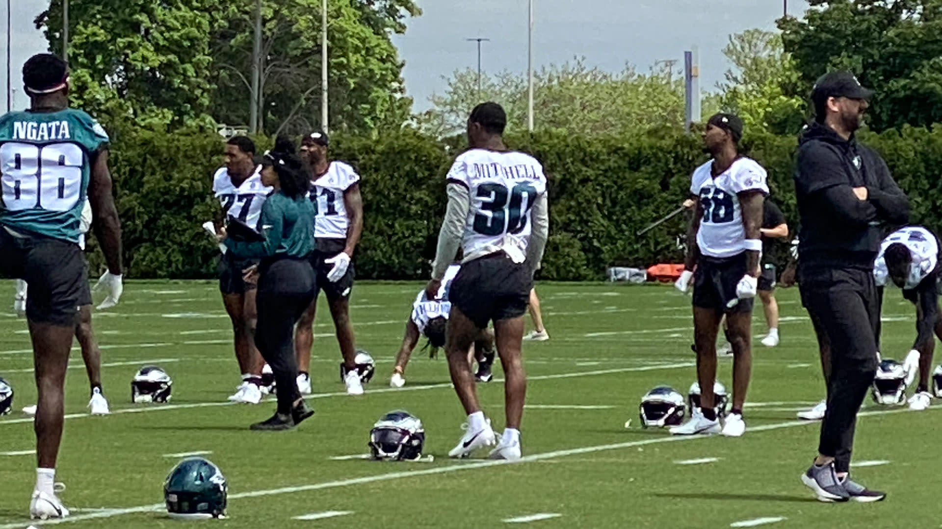 Eagles rookie camp notes: UDFA class, 1 draft pick under contract