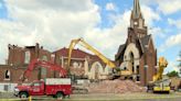 Demolition continues at 128-year-old St. Wendelin Church building in Pittsburgh