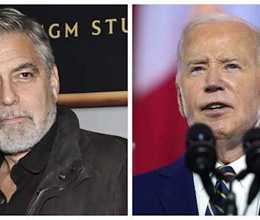 George Clooney calls for Joe Biden to withdraw from the presidential race | - Times of India