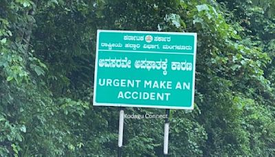 'Urgent make an accident': Karnataka's hilariously wrong highway signboard goes viral