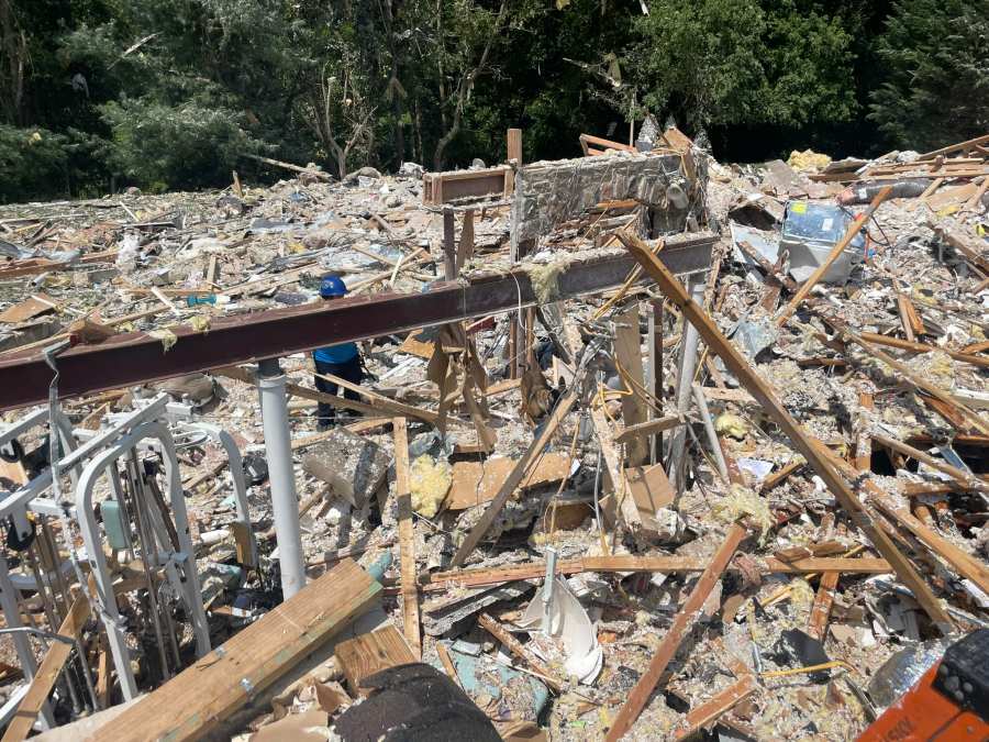 PHOTOS | Bel Air house leveled, 2 dead after explosion, officials say