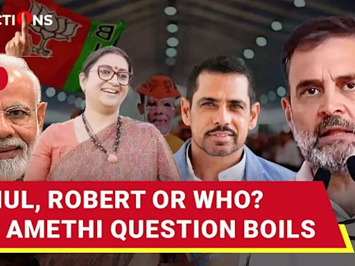 Who Vs Smriti Irani In Amethi | Rahul Gandhi Or Robert Vadra | #ElectionsWithTOI | Elections - Times of India Videos