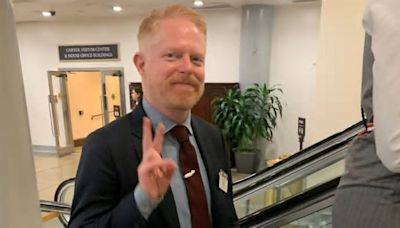 Jesse Tyler Ferguson lends starry support to nonprofit theater funding bill at Capitol