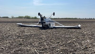 Pilot injured in rural North Dakota plane crash