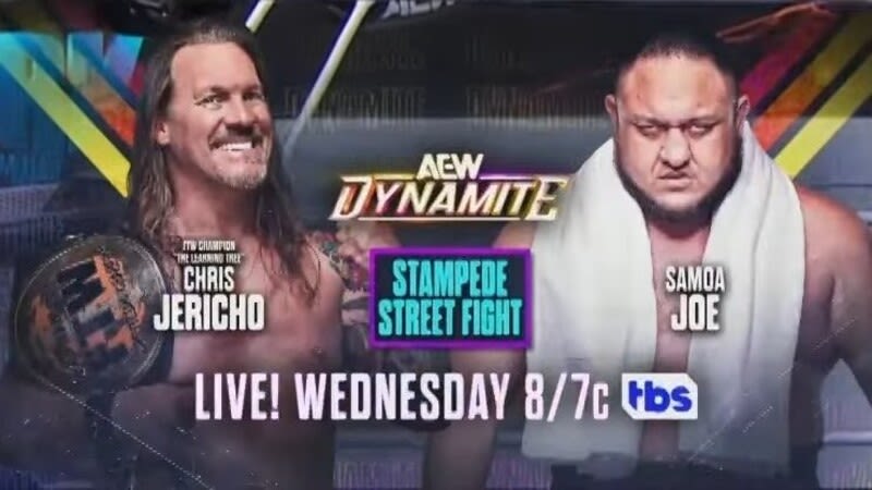 Chris Jericho To Face Samoa Joe In Stampede Street Fight On 7/10 AEW Dynamite