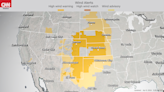 Hurricane-force winds expected from the Southern Rockies to the High Plains this weekend