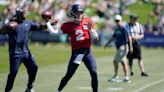 Seahawks QB Drew Lock warming up prior to preseason debut in Pittsburgh