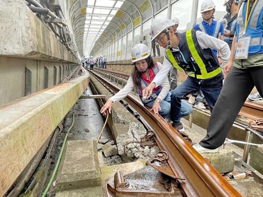 新北市議員張嘉玲會勘捷運環狀線 (圖)