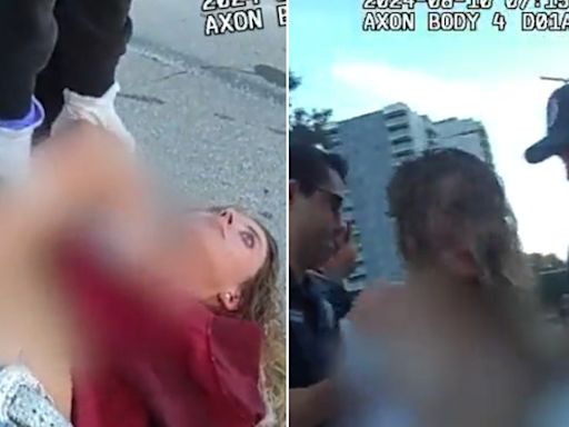 Bodycam: Topless Social Media Model Screams About Aliens, Being from Future After Fatal Crash