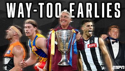 Way-too-early predictions: Our picks for 2025 premier, Brownlow, and more