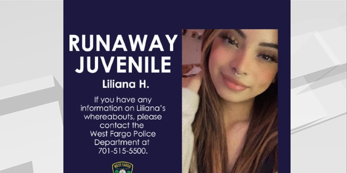 West Fargo Police look for runaway juvenile