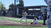 Video: Justin-Siena's Noah Giovannelli gets a base hit before the Braves scored four runs in the fourth inning against Piedmont at Laney College in Oakland on Saturday