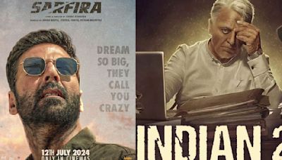 Sarfira vs Indian 2 Box Office Collection Day 1 Prediction: Will Akshay Kumar Beat Kamal Haasan On First Day?