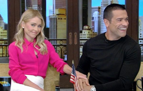 Kelly Ripa delivers harsh truth to Mark Consuelos on 'Live' after he claims he "may have just caught up" to her: "Not yet"