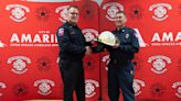 Amarillo Fire Department thanks Deputy Chief Baucom for 30 years of service