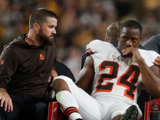 Browns RB Nick Chubb 'Trying To Catch Up' After Devastating Knee Injury