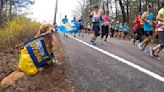 Golden retrievers honor Boston Marathon dog Spencer