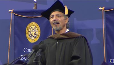 Actor Benjamin Bratt receives honorary degree from San Francisco State