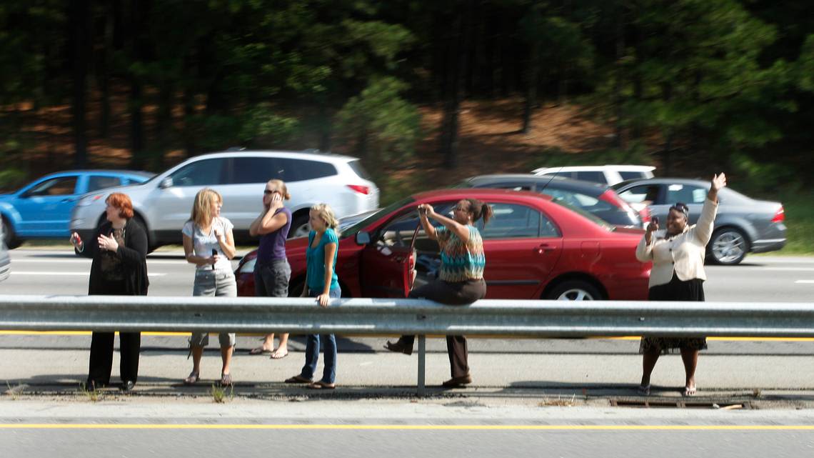 With the Bidens in Raleigh, expect traffic jams between the airport and fairgrounds