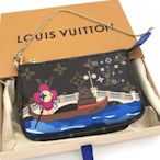 LV M68489 MINI POCHETTE ACCESSOIRES 聖誕節限量零錢鍊帶手包 滑船