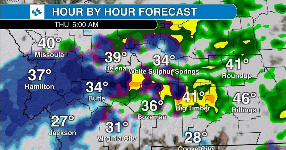 Here's Montana's snow forecast; winter storm warning for parts of the state