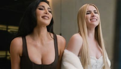 In Horrorserie: Kim Kardashian und Emma Roberts küssen sich