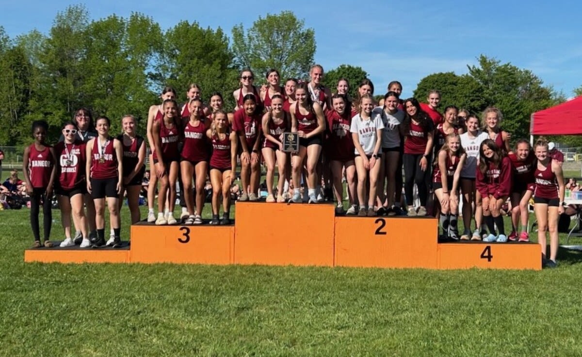 Bangor boys and girls win PVC large school track championships