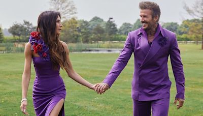 Victoria and David Beckham recreate their wedding day photos 25 years later