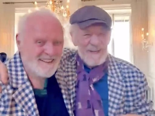 Anthony Hopkins Dances with Ian McKellen, Hails His 'Unbreakable Spirit' Following Stage Fall: 'Love This Man'